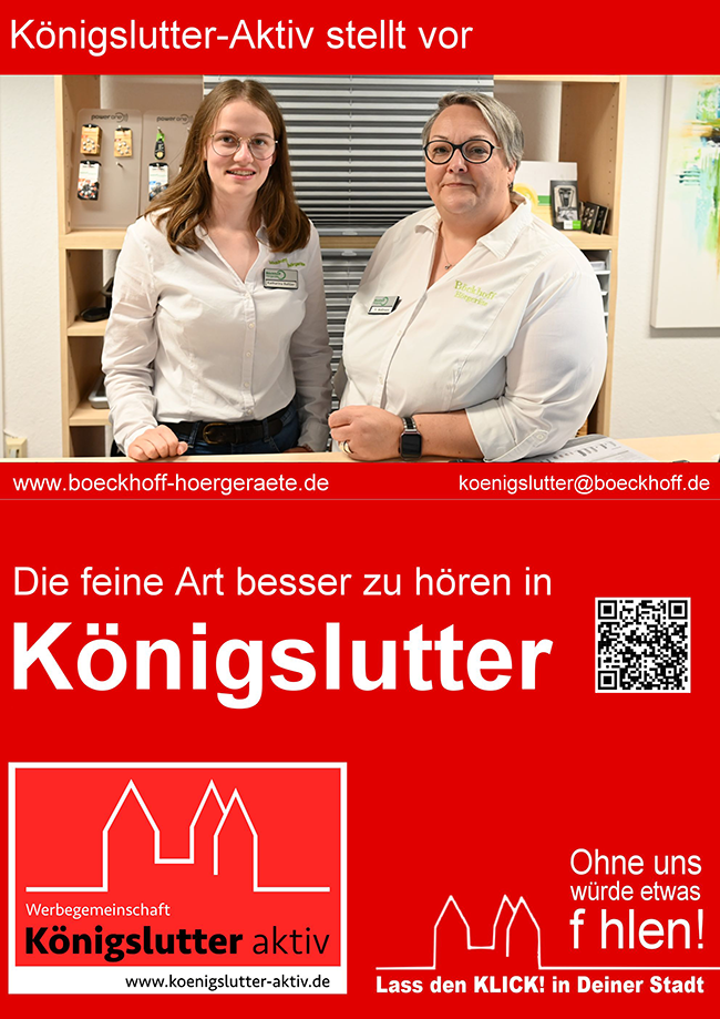 Werbeplakate_Einkauf_Böckhoff_Hörgeräte